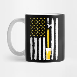 Craft beer lover i american flag i usa i th july Mug